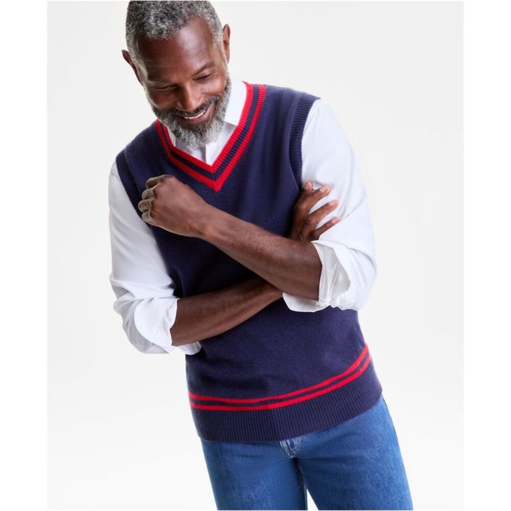 Club Room Mens Cashmere Sweater Vest, NWT